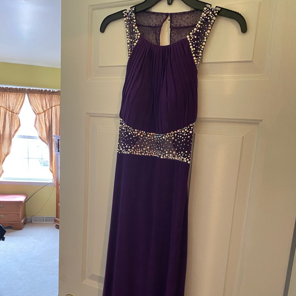 Purple prom dress